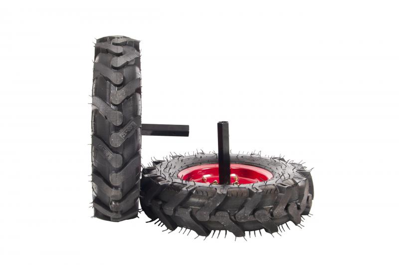 Gumijas riteņi GR-6.0/12 - 600 x 140 mm Kultivatoru/motobloku piederumi