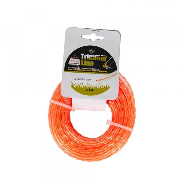 Griešanas trimmera aukla 3.0-15 DC4 Zāles pļāvēju/trimmera piederumi